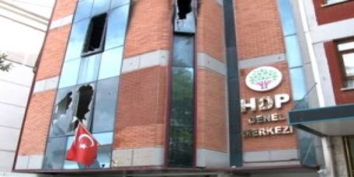 HDP Genel Merkezine taşlı saldırı