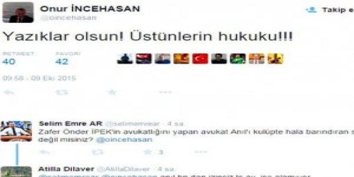 Trabzonspor yöneticisine imalı gönderme..