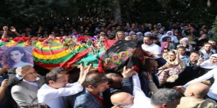 Tabutu PKK’nın sözde bayrağına sarıldı
