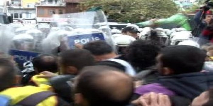 İstanbul’da eylemciler polise saldırdı