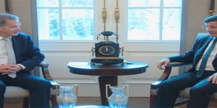 Davutoğlu Finlandiya Cumhurbaşkanı ile görüştü