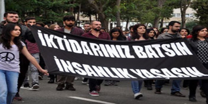 KTÜ'de Ankara Protestosu