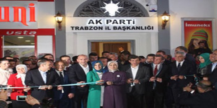 Yeni Ak Parti Trabzon il binası açıldı!