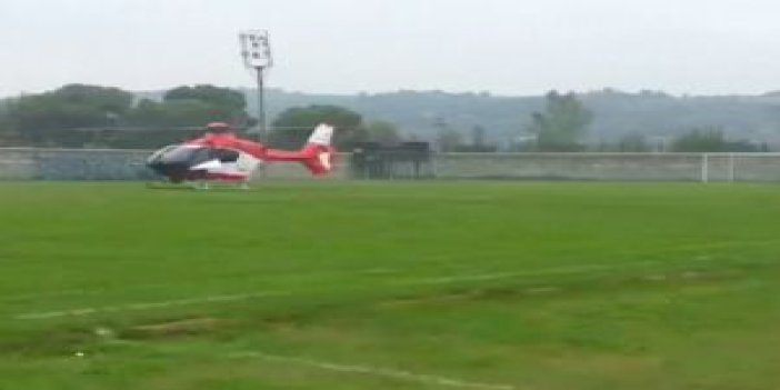 Maç sırasında sahaya helikopter inerse !