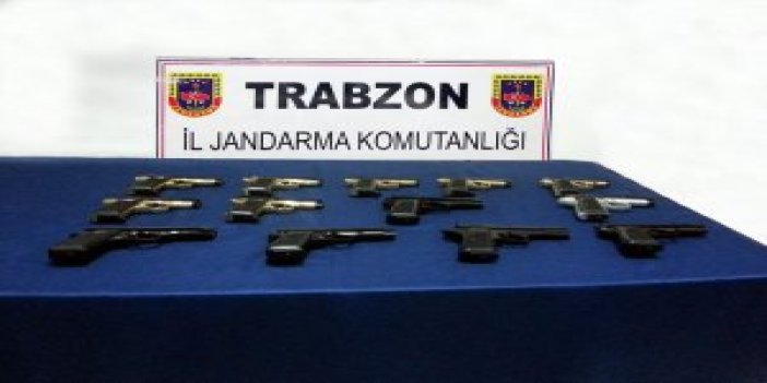 Trabzon Kaçak silah operasyonu
