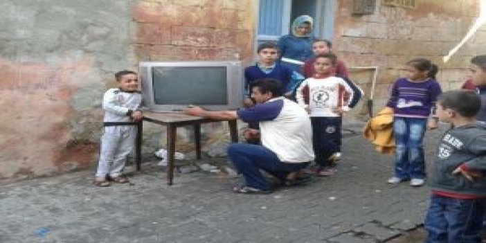 Faruk Çelik için sokağa televizyon kurdular