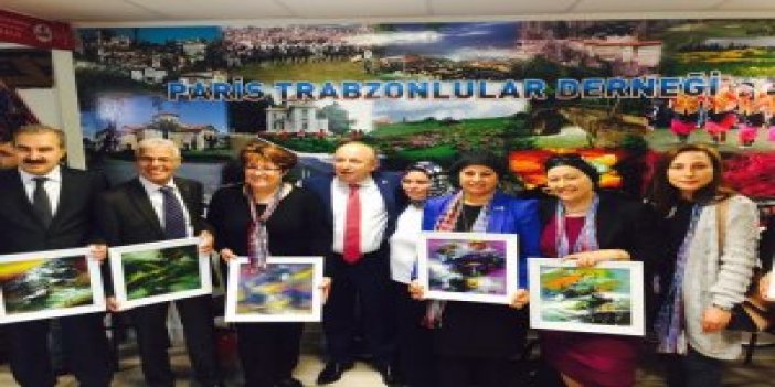 Paris'te Trabzon dayanışması
