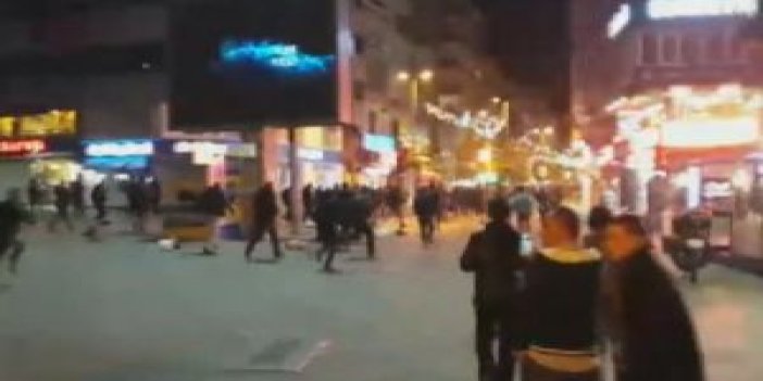 İstanbul’da polis ve işportacılar arasında arbede