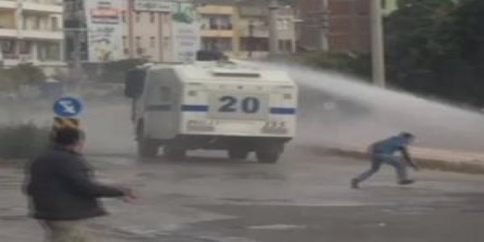 HDP’li vekillerden izinsiz yürüyüş ! Silvan’da polis müdahelesi