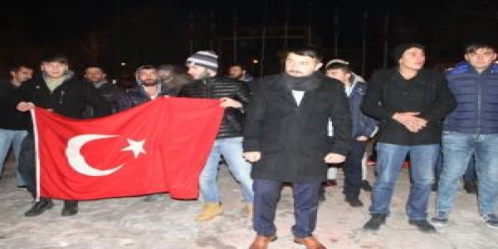 Eksi 20 derece ’Türkmen’ protestosu