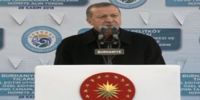 Erdoğan: "Türkmenler için kapıyı açtık fakat..."