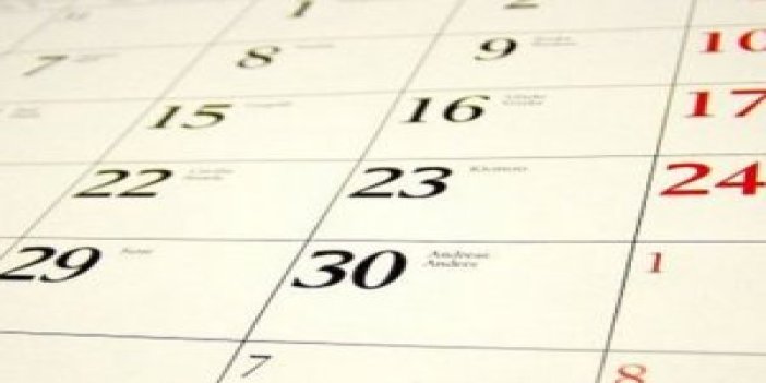 2016'da kaç gün resmi tatil olacak?