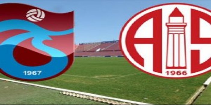 Trabzonspor Antalyaspor devirdi