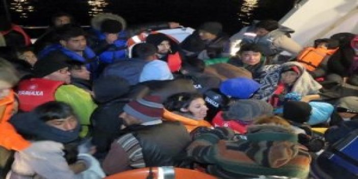 51 kaçak göçmen ölümden döndü