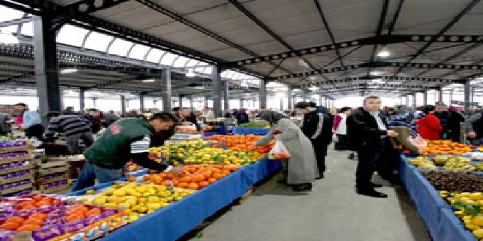 Trabzon'da meyve ve sebze fiyatları!