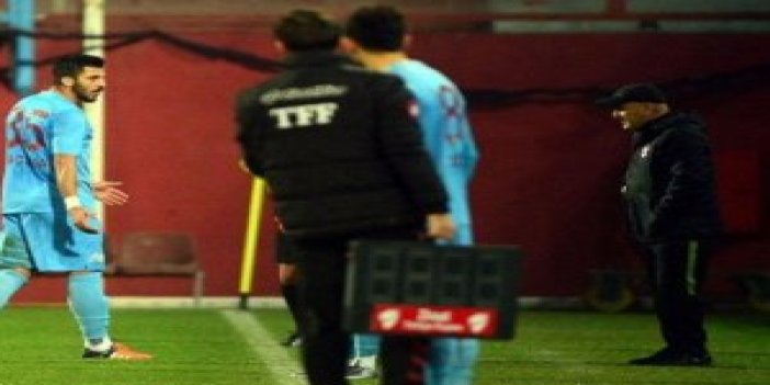 Trabzonspor'da önce fırça sonra özür