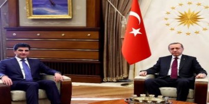 Erdoğan-Barzani görüşmesi sona erdi