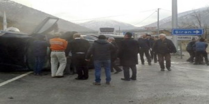 Trabzon yolunda kaza: 4 yaralı!