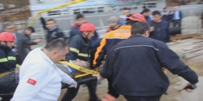 Rize'de AVM’de göçük oldu: 4 yaralı