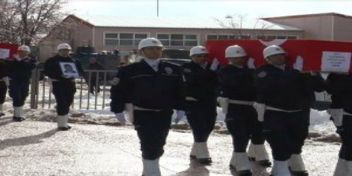 Şehit polisler törenle memleketlerine uğurlandı