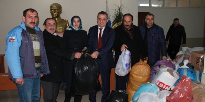 Yomra’dan Türkmen kardeşlere yardım