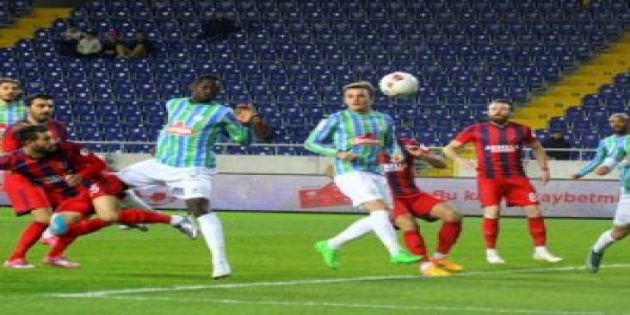Rizespor Mersin'i Trabzon'da devirdi