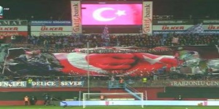 Trabzonspor taraftarından Mehmetçiğe destek