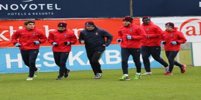 Trabzonspor Kayseri hazırlıklarına başladı!