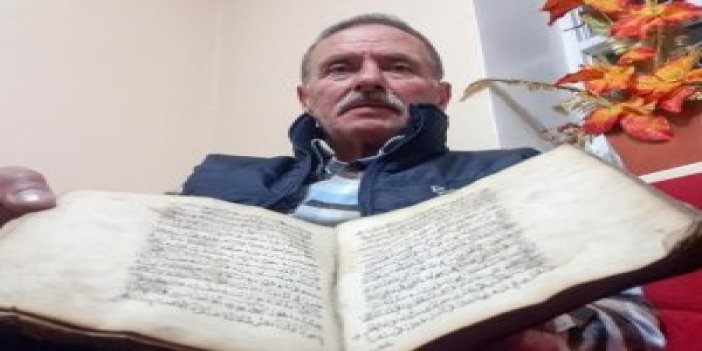 370 yıllık el yazması eser müzeye bağışlandı