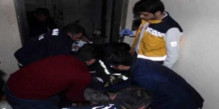 Suriye uyruklu işçi asansör boşluğuna düştü