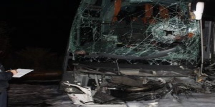 Aydın'da iki yolcu otobüsü çarpıştı - Aydın Haber