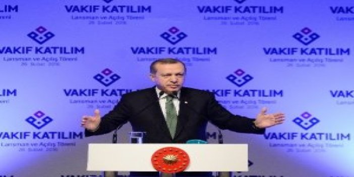 Erdoğan: "Faiz sistemi adil değildir ve acımasızdır"