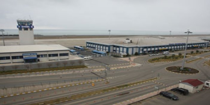 Trabzon havalimanında sergi