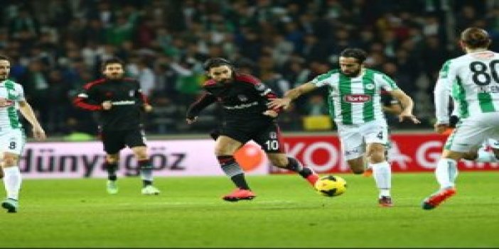 Torku Konyaspor Beşiktaş'ı mağlup etti