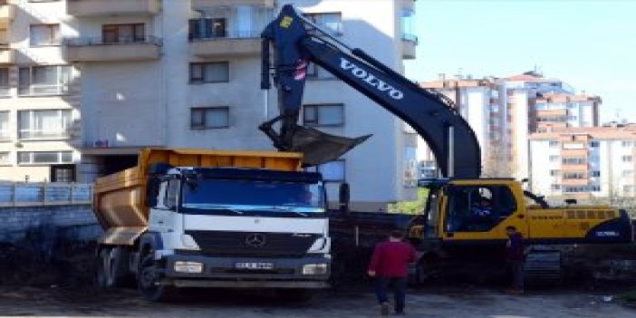 Trabzon'da iş makinelerinden akaryakıt hırsızlığı