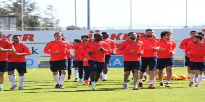 Trabzonspor Mersin hazırlıklarını sürdürüyor