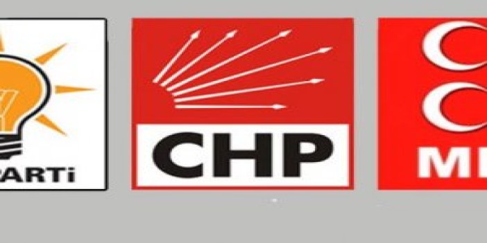 Ak Parti-CHP-MHP İlk kez aynı yerdeler