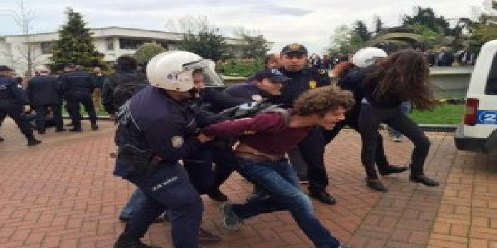 KTÜ'de gerginlik: 25 Öğrenci gözaltında...