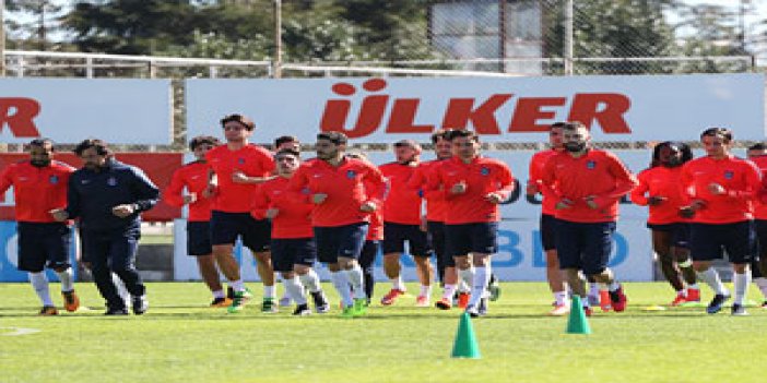Trabzonspor Gaziantep hazırlıklarını sürdürdü
