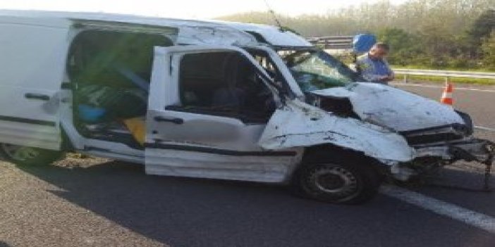 TEM'de araç ağaca çarptı: 2 ölü - Düzce haber