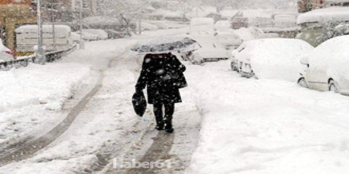 Trabzon’a kar uyarısı