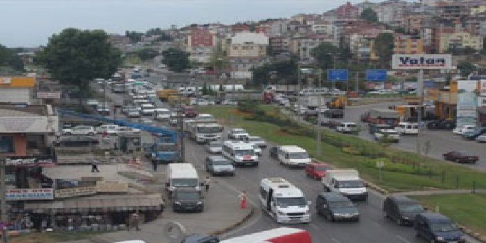 Trabzon'da trafik çilesi