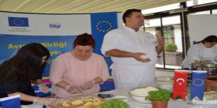 İtalyan şef Trabzon'da anneler için yemek yaptı