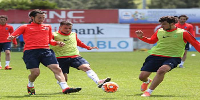 Trabzonspor Kasımpaşa'ya hazırlanıyor. 16 Mayıs 2016