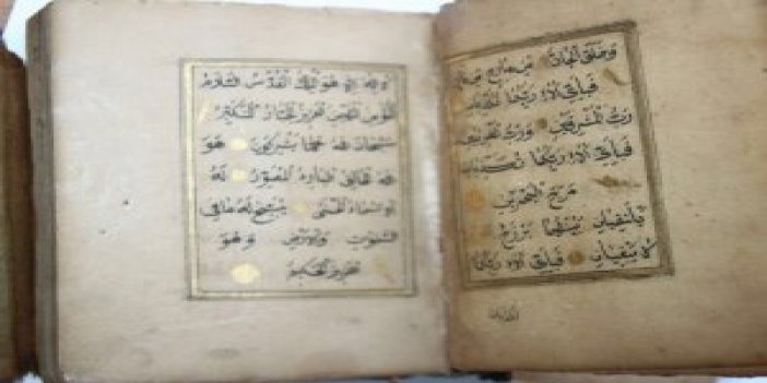 739 yıllık Kur’an-ı Kerim’i satmak isterken yakalandılar