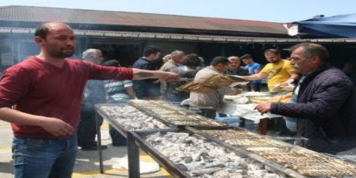 Trabzon'da balık ekmek şöleni
