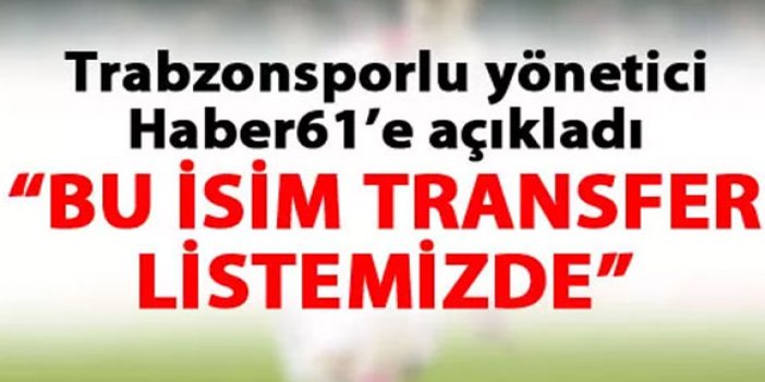 Boilesen Trabzonspor'un gündeminde mi?