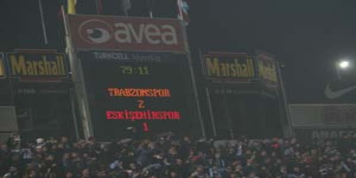 Trabzonspor: 2 Eskişehir: 1