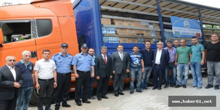 Trabzon'da Bayırbucak Türkmenlerine yardım