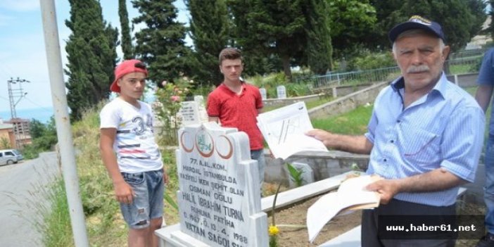 Trabzon'da şehit babasının yol mücadelesi